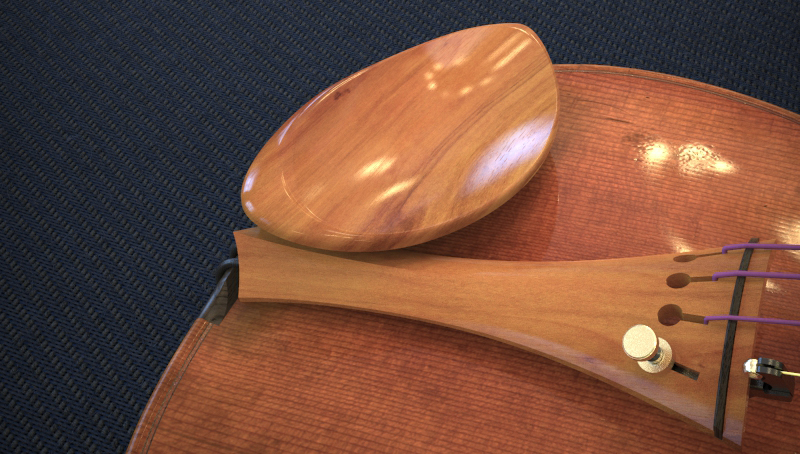 Chin rest Almond melo